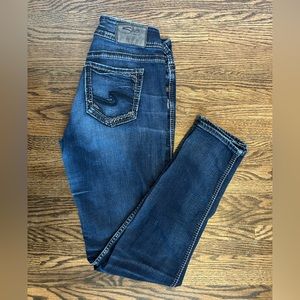 Silver Jeans. Denimotion Suki Mid Skinny. W29 L31